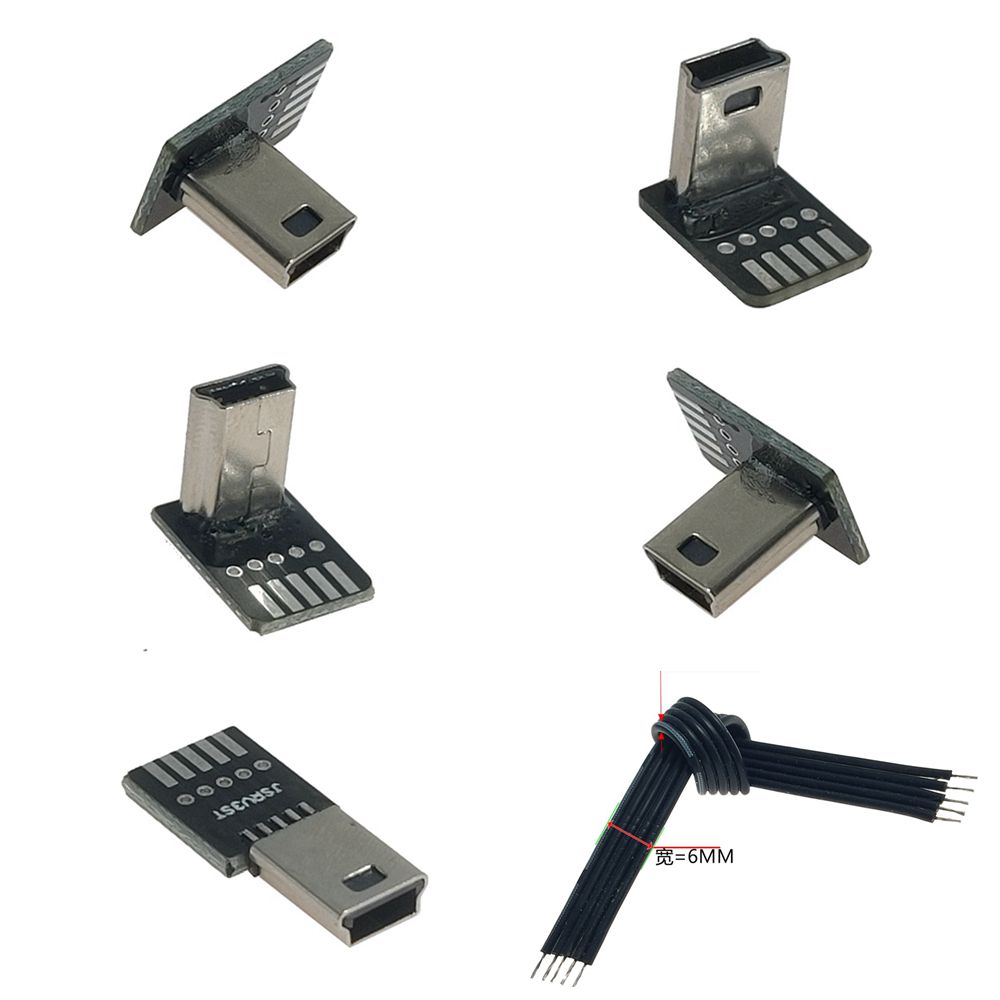 DIY 3PCS mini USB2.0 Male Plug – обзор и цена Transmission Jack Adapter
