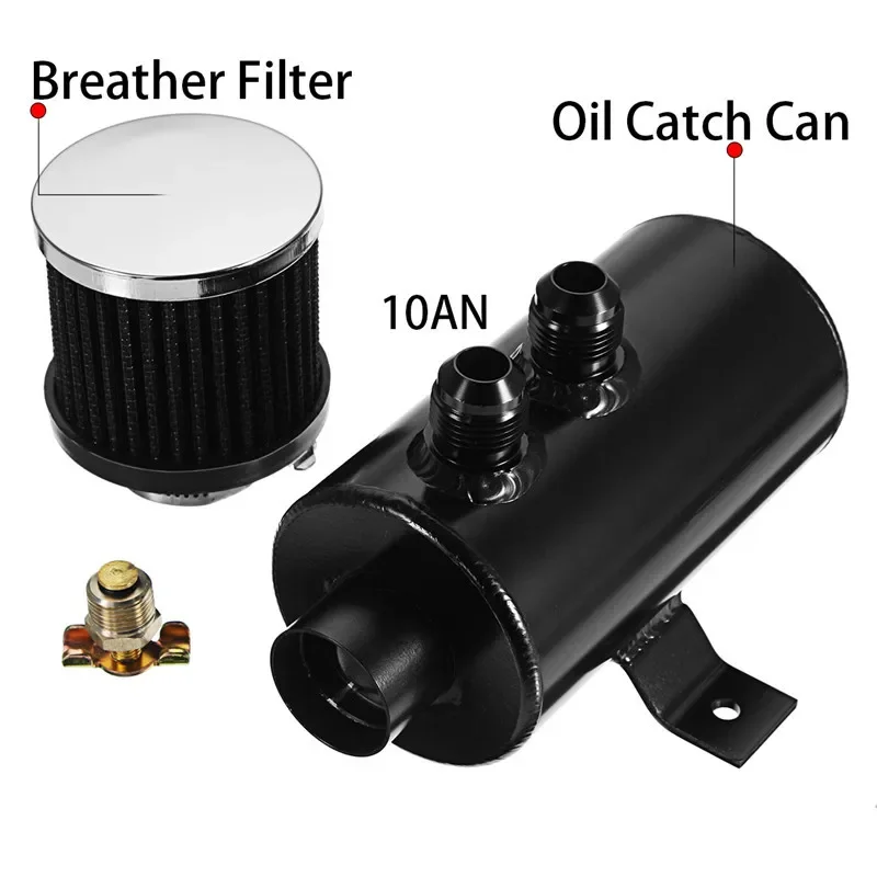 Universal 0.75L Aluminum Baffl – обзор и цена Oil Drain Tank