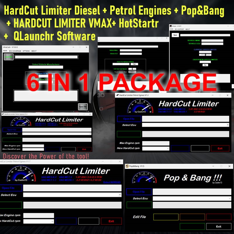6 IN 1 PACKAGE New HardCut Lim – обзор и цена Auto Repair Shop Software