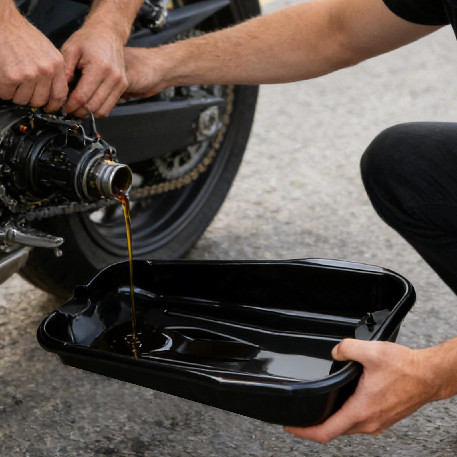 Motorcycle Oil Drain Pan Large – обзор и цена Oil Drain Tank