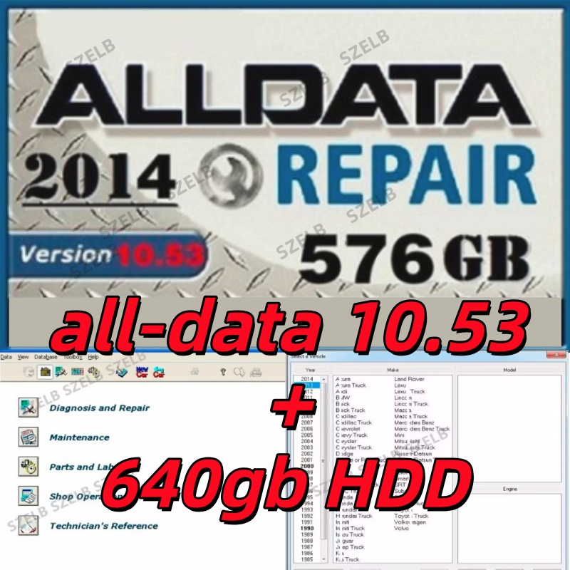 Newest alldata updated to 2014 – обзор и цена Auto Repair Shop Software