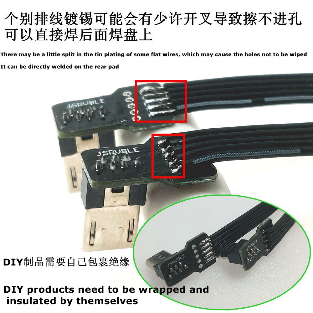 2PCS DIY mini USB 2.0 Male Plu – обзор и цена Transmission Jack Adapter