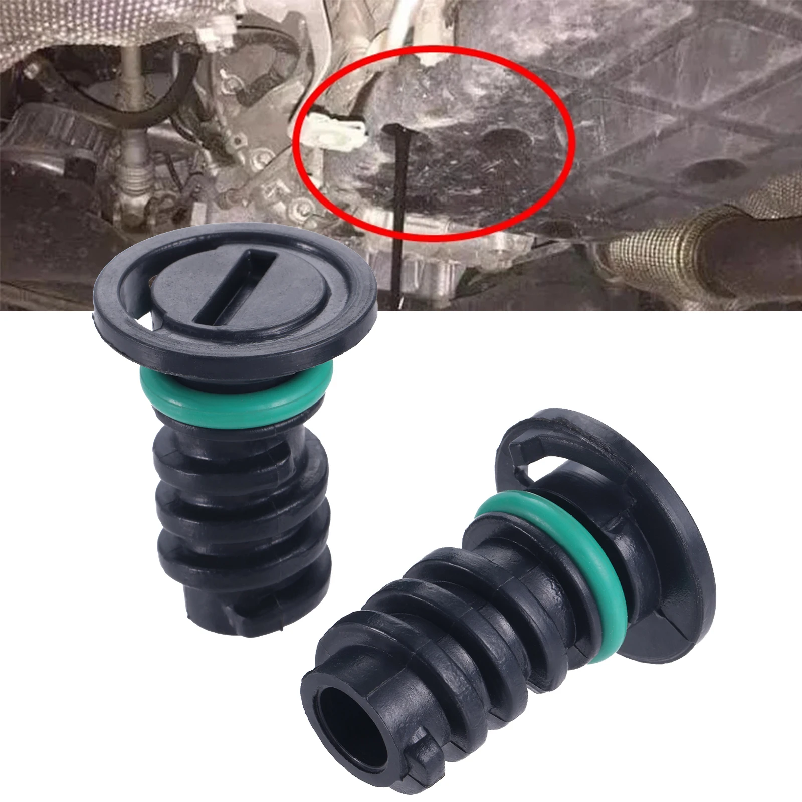 2Pcs Car Engine Oil Pan Drain  – обзор и цена Oil Drain Tank